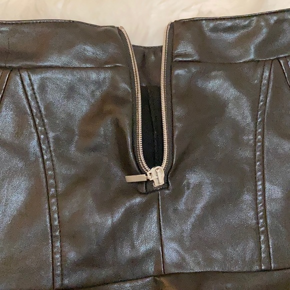 Leather skirt size XXS - Picture 3 of 6